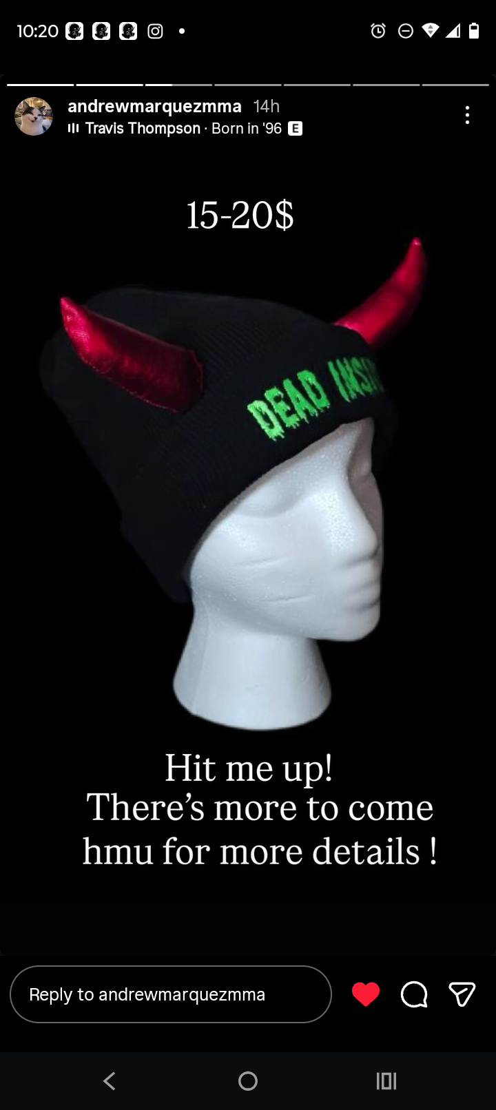 Dead Inside Demon Horns