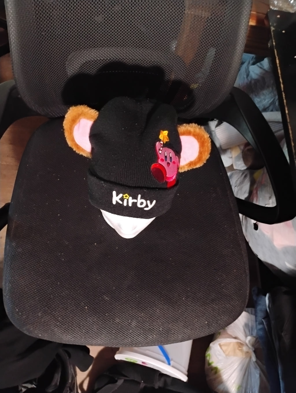 Furry Kirby Type Beanie