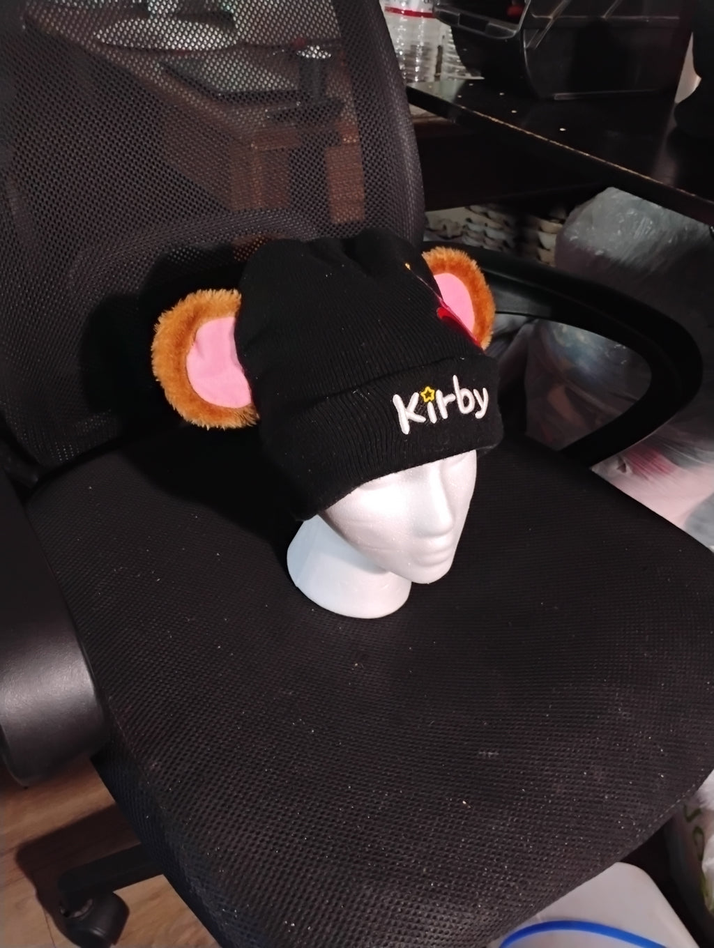 Furry Kirby Type Beanie