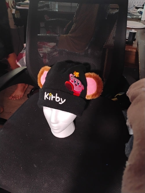 Furry Kirby Type Beanie